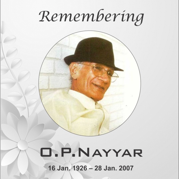 Remembering Music Director O.P. Nayyar
