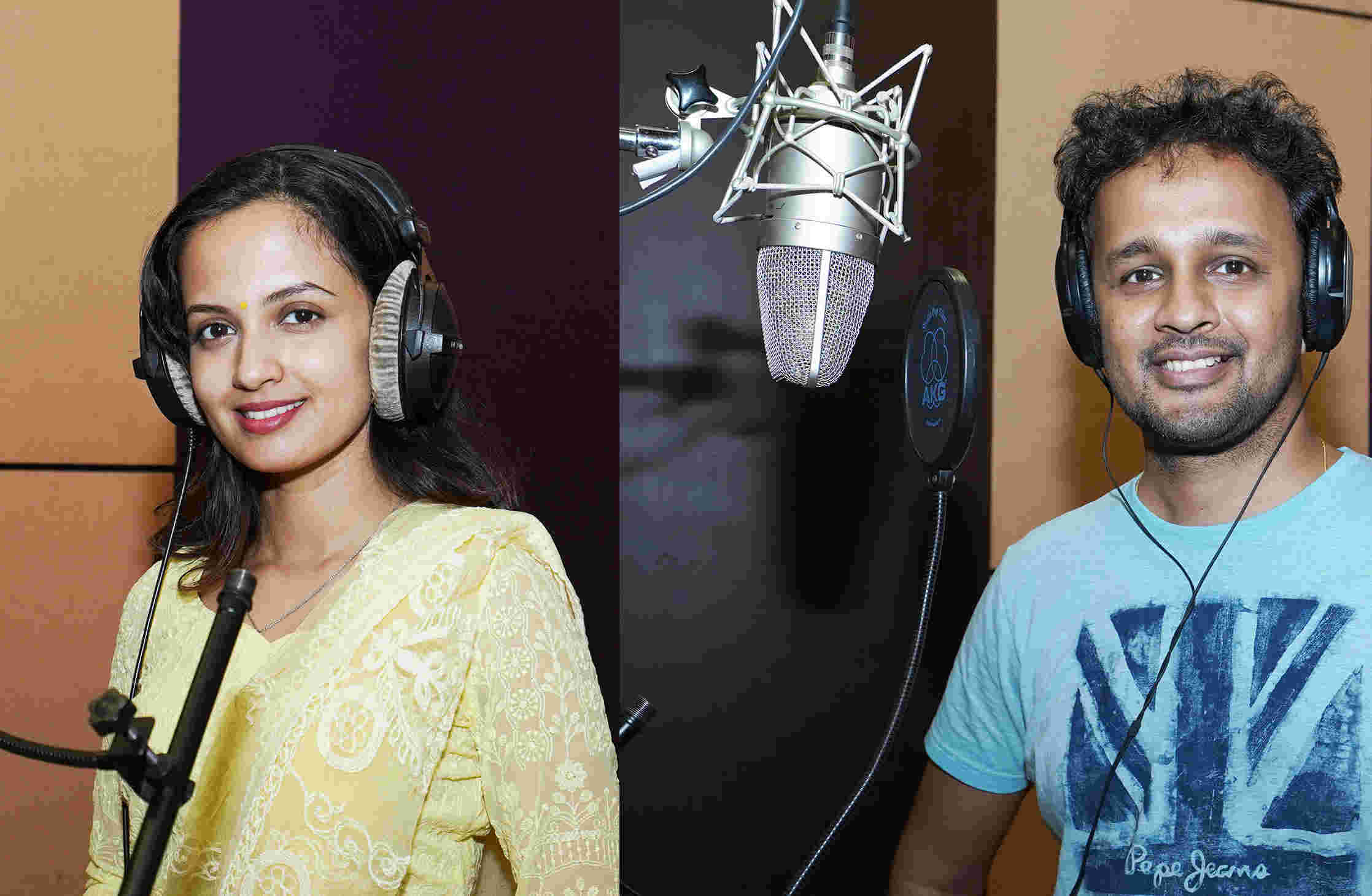 Ketaki Mategaonkar and Hrishikesh Ranade Sings for Pahile Me Tula