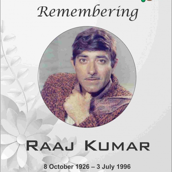 Remembering hindi film actor Raaj Kumar