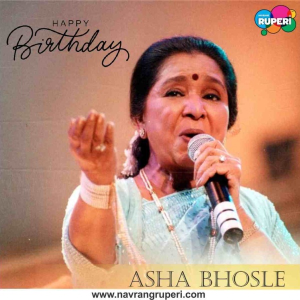 Birthday Greetings to the Legendary Singer Asha Bhosle