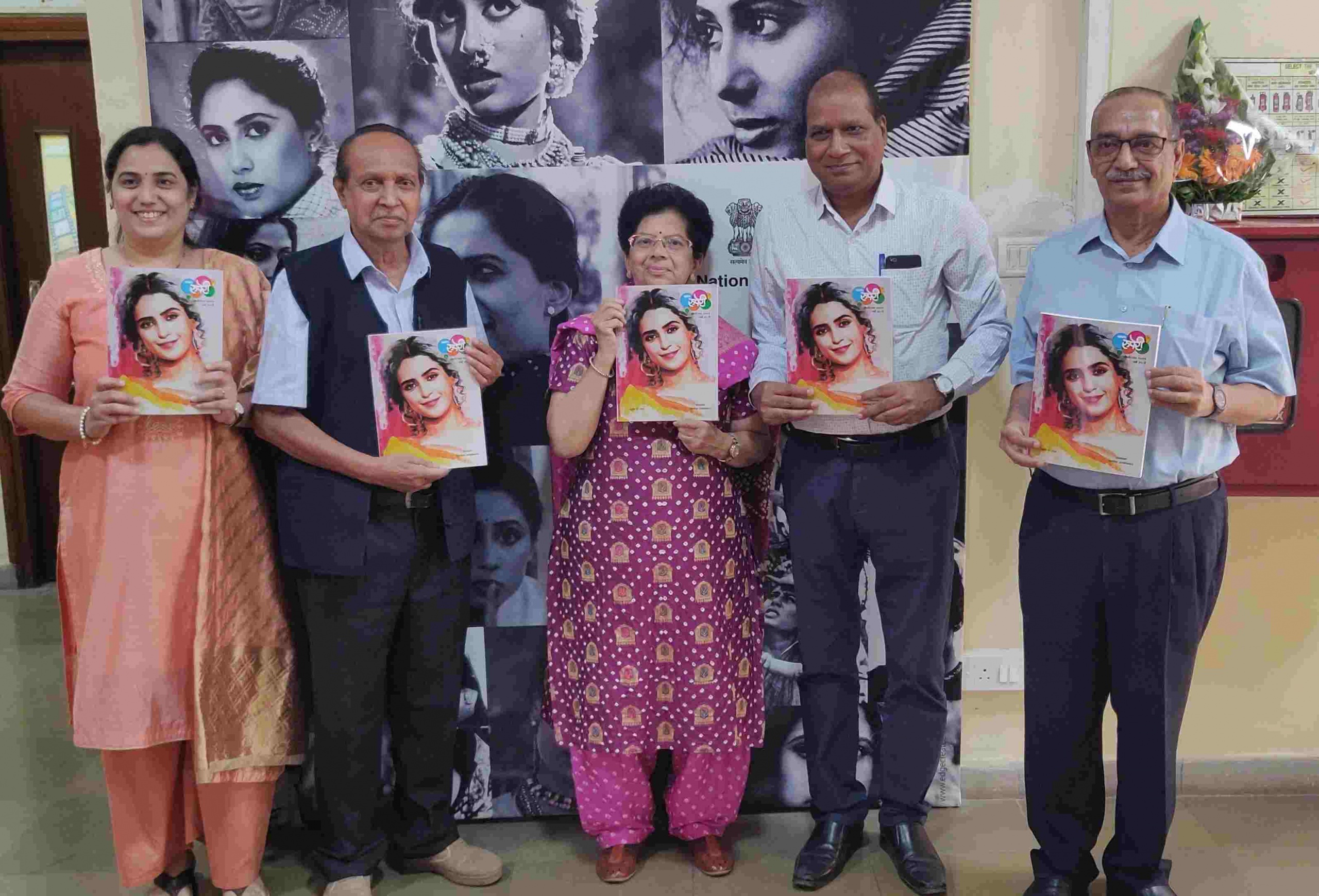 Publication of 35th issue of 'Navrang Ruperi' Diwali Magazine in Pune