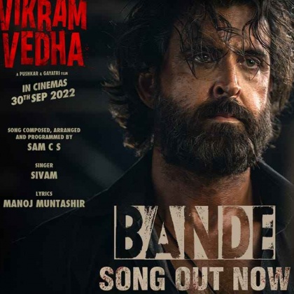 Vikram Vedha's second song 'Bande' released